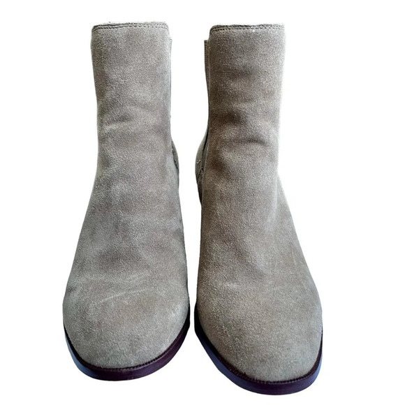 Madewell The Laura Chelsea Boot in Tan Suede Size 8 - Picture 4 of 10